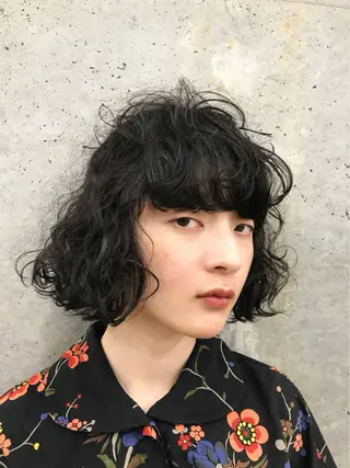 ショート パーマ 🌈前田 潤 /ショート/レイヤーのヘアスタイル