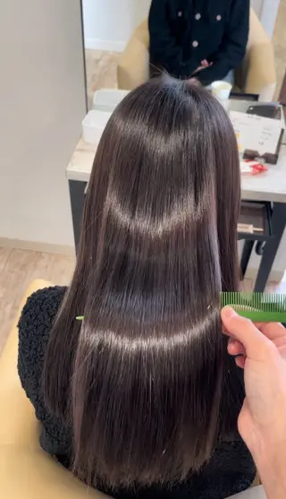 ロング ボブ/艶髪 soleilrukaのヘアスタイル