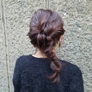 ヘアアレンジ 🙃 透明感カラー/ボブのヘアスタイル