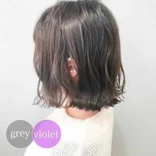ミディアム カラー 美髪専門サロン kazuのヘアスタイル