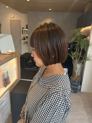ショート 【benji】 rena satouのヘアスタイル