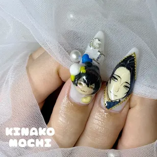 ネイル SOLEIL☀️｡ﾟ ワンホン/推し活のネイルデザイン