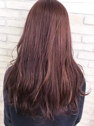 ロング カラー 横浜🍒ルーツカラー エクステ/RIEのヘアスタイル
