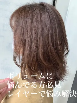 ミディアム 増田 晃士のヘアスタイル