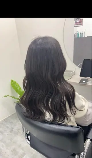 ロング 松林 加菜のヘアスタイル