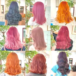 ロング カラー ヘアアレンジ 🌈インナーカラー ‘ショウマ’🌈のヘアスタイル