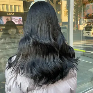 セミロング カラー パーマ ヘアアレンジ メンズ キッズ ネイル マツエク・マツパ 🦋韓国風カラー🦋 こうせい原宿のヘアスタイル