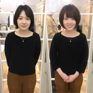 ショート カラー 大人可愛いショート* NoWL栗原隆成のヘアスタイル