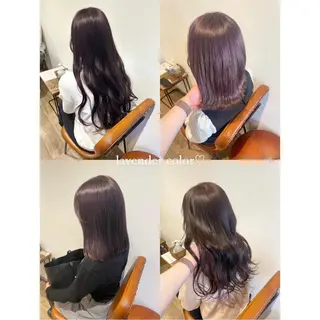 ロング カラー パーマ ヘアアレンジ キッズ ネイル マツエク・マツパ アイブロウ Himawari♡ 柔らかいカラーのヘアスタイル