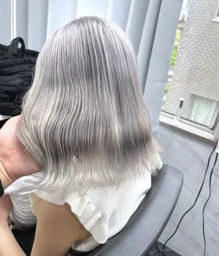 ミディアム カラー 髪質改善/堀江 ケアカラーtoshiのヘアスタイル