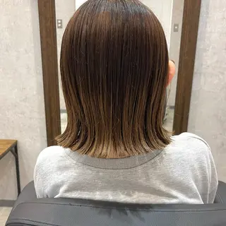 セミロング カラー ヘアアレンジ 🌻あいり merci.🌻のヘアスタイル