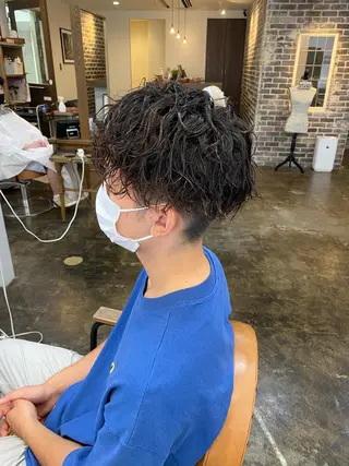ショート パーマ 髪質改善推し 巽のヘアスタイル