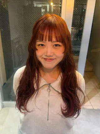 ミディアム カラー ミルクティーベージュ ブリーチ🖤サヤカのヘアスタイル