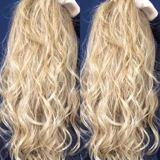 ロング カラコレ難波 sakamotoのヘアスタイル