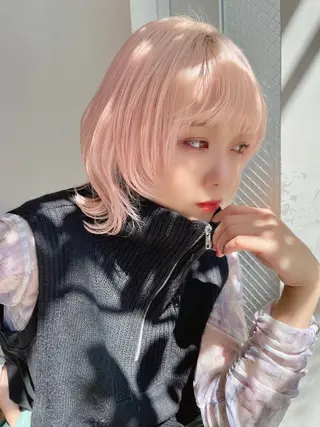 ミディアム ボブ特化美容師 🌈うめつたいがのヘアスタイル