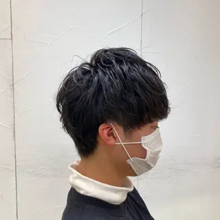 ショート パーマ メンズ メンズ特化型美容師 栗山勇人のヘアスタイル