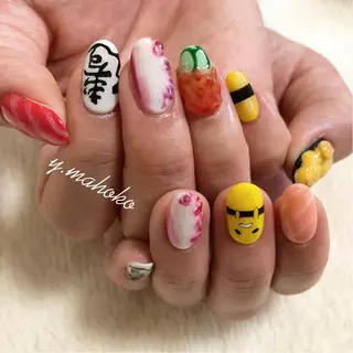 ネイル パラジェル有/ 長さだし/mahoのネイルデザイン
