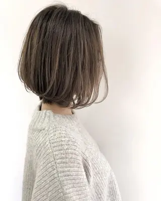 ミディアム ボブ/縮毛矯正 🌟梅田盛一🌟のヘアスタイル
