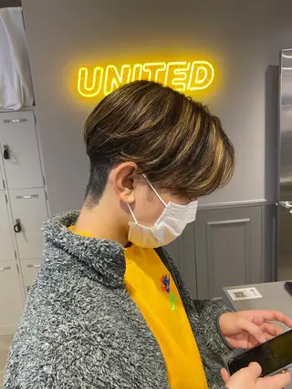 カラー ヘアアレンジ メンズ TRU Shino🦋のマツエク・マツパデザイン