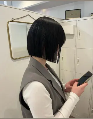 ショート ボブ/レイヤー ナカミネアキナのヘアスタイル