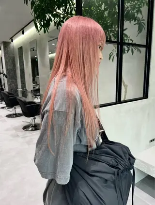 ロング カラー ハルヒ/ハイトーン /ボブのヘアスタイル