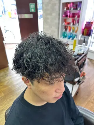 パーマ メンズ peqss/ keita🏄‍♂️のヘアスタイル