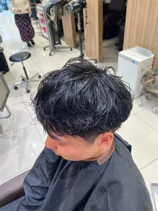 パーマ メンズ SENA 再現性 パーマと縮毛矯正のヘアスタイル