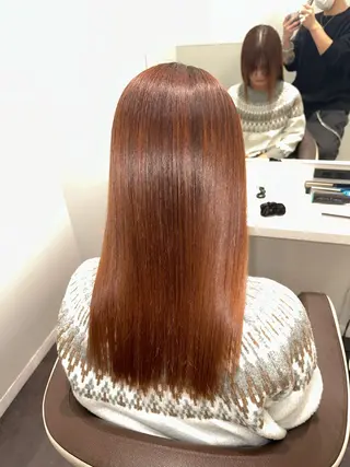 セミロング 美髪特化✨ 伊織✨縮毛矯正✨のヘアスタイル