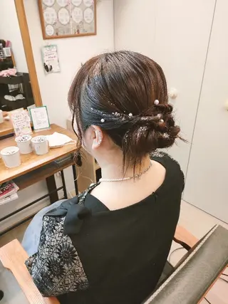 ヘアアレンジ HempBeauty 浅野アサミのヘアスタイル
