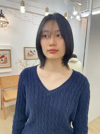 ミディアム ✨髪質改善✨原宿 えのもと　はなのヘアスタイル