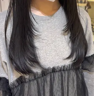 セミロング 🎼レイヤー/透明感 カラー/nene♬のヘアスタイル