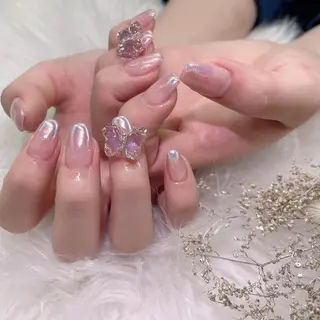 ネイル 🦋ネイルサロン ブラン🌈ゆりのネイルデザイン