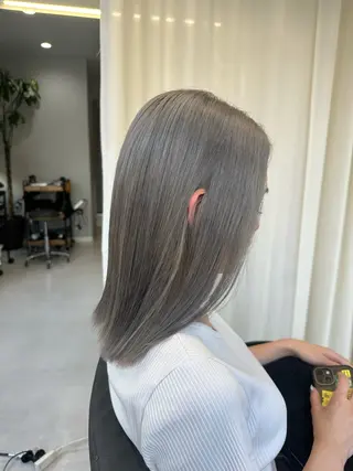 カラー jiji /北四番丁 押切瑠奈のヘアスタイル