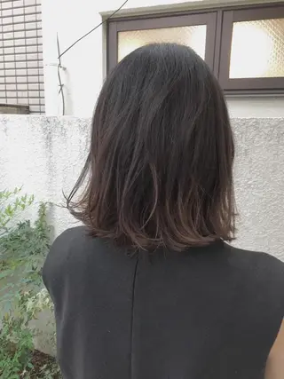ショート カラー パーマ ヘアアレンジ 【白髪ぼかし 専門GBG】自由が丘のヘアスタイル