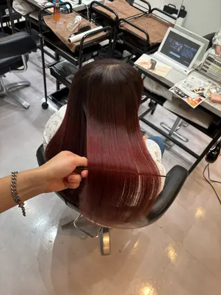 ロング カラー 🩵レイヤー✖︎ 髪質改善🩵リョウヤのヘアスタイル