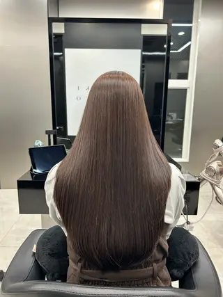 ロング パーマ HARUKI MINATO JAPAN 仙台所属・💜ひな💜縮毛矯正 /透明感/韓国ヘアのヘアスタイル