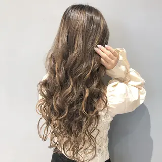 ロング カラー ヘアアレンジ yoshino yukoのマツエク・マツパデザイン