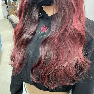 ロング カラー 🧡艶髪ちゅるん髪 🫧🧡YUKI❄️のヘアスタイル