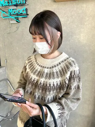 ショート カラー 一ノ瀬 暁のヘアスタイル