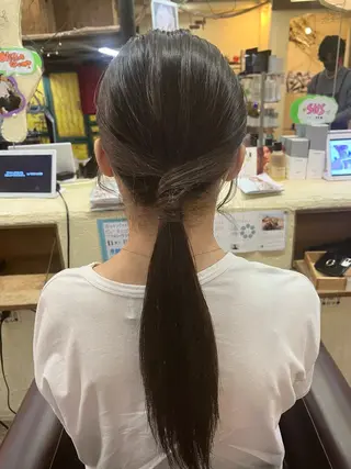 セミロング カラー 「sumi」 AMIのヘアスタイル