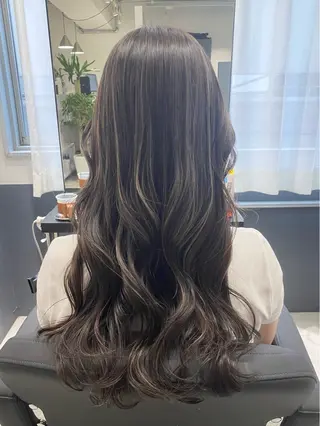 ロング 西岡 あつみ/ 堀江美容室のヘアスタイル