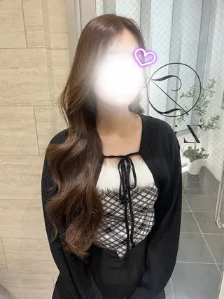 ロング 🎀zina/韓国 🎀amiのヘアスタイル