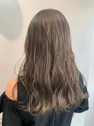 セミロング カラー &SONS 小林亨のヘアスタイル