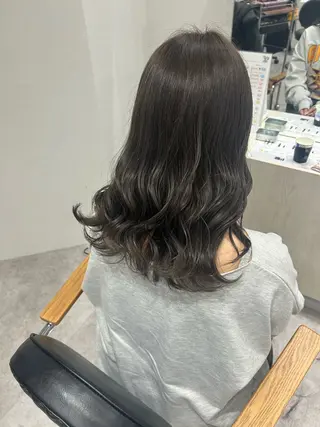 ミディアム カラー ヘアアレンジ ボブ /ニュアンス/ satomi🧸💖のヘアスタイル