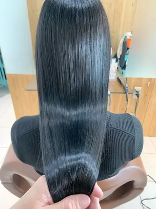 ロング MORISAKI ✂︎縮毛矯正のヘアスタイル