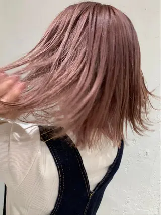 ミディアム ブリーチなし ダブルカラー/ゆなのヘアスタイル