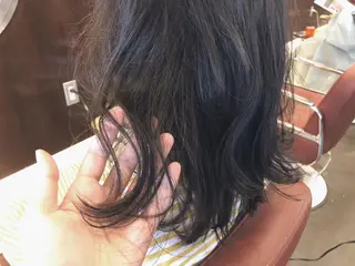 セミロング カラー 髪質改善/艶髪/ 木山ゆかりのヘアスタイル