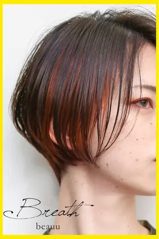 ショート カラー 津村 優明のヘアスタイル