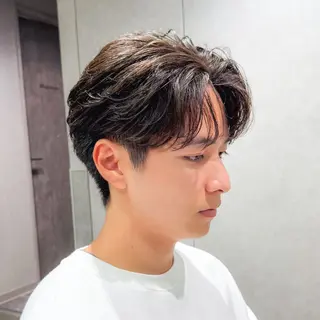 ショート パーマ メンズ フェザーパーマ職人 🪶ryosukeのヘアスタイル