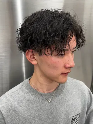 パーマ メンズ 🍐シャドウパーマ メンズ特化/守岡🍐のヘアスタイル